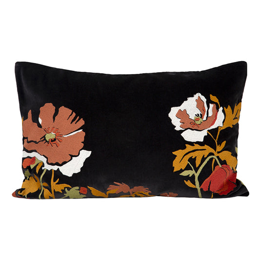 Funda Velvet Bristol Noir 50x70 cm