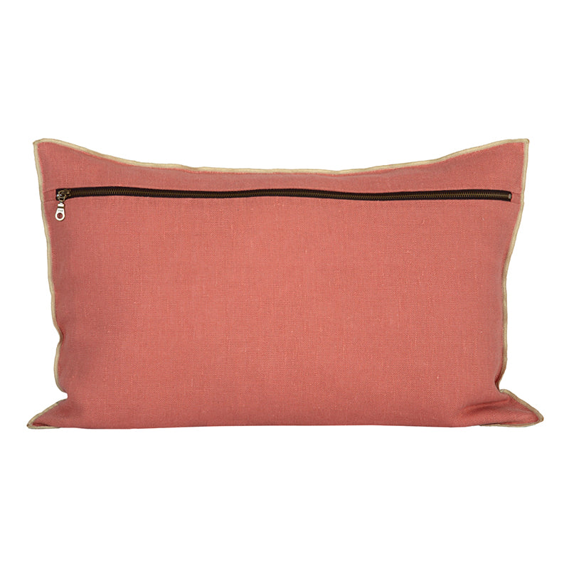 Funda Cojín Lino Chennai Bois de Rose 40x60 cm