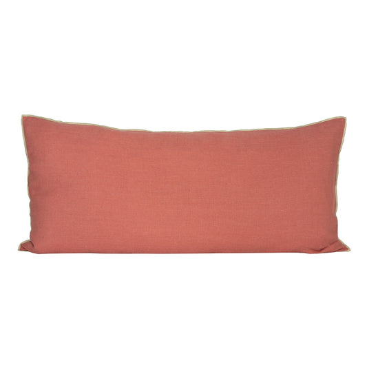 Funda Cojín Lino Chennai Bois de Rose 55x110 cm