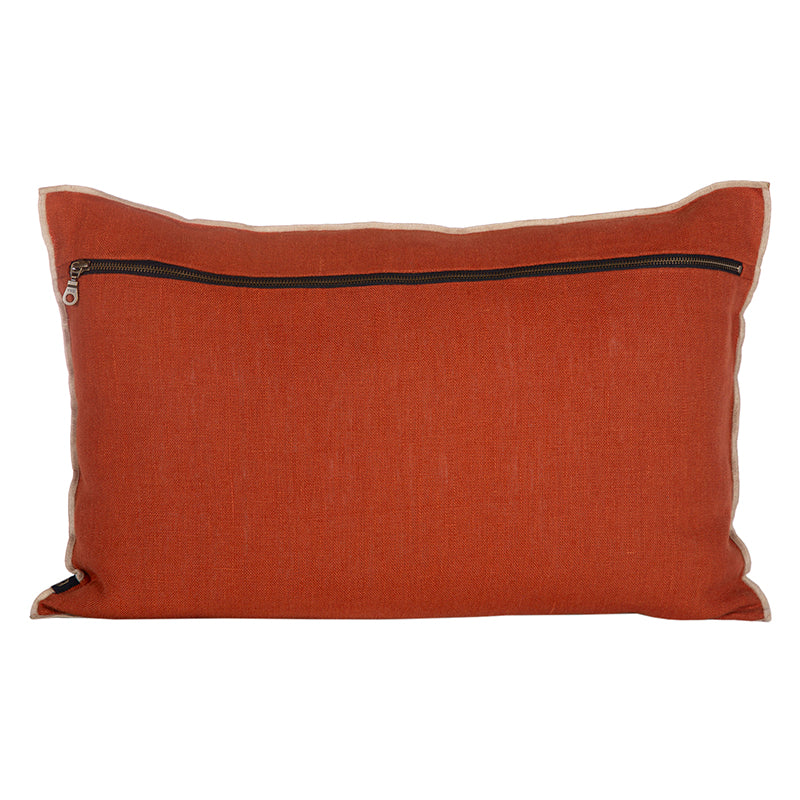 Funda Cojín Lino Chennai Brick 40x60 cm