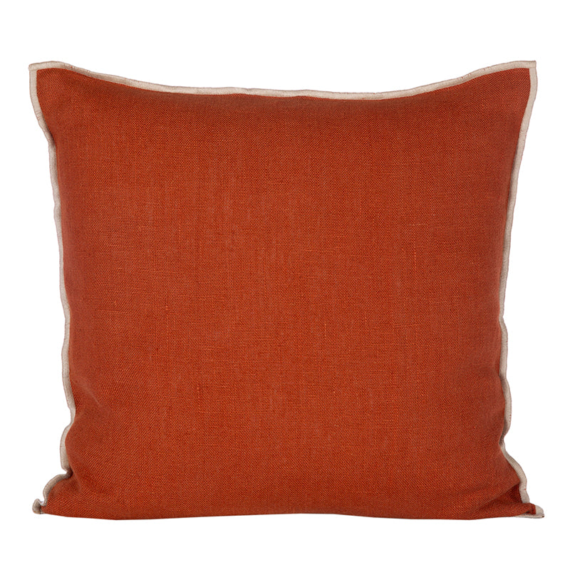 Funda Cojín Lino Chennai Brick 45x45 cm