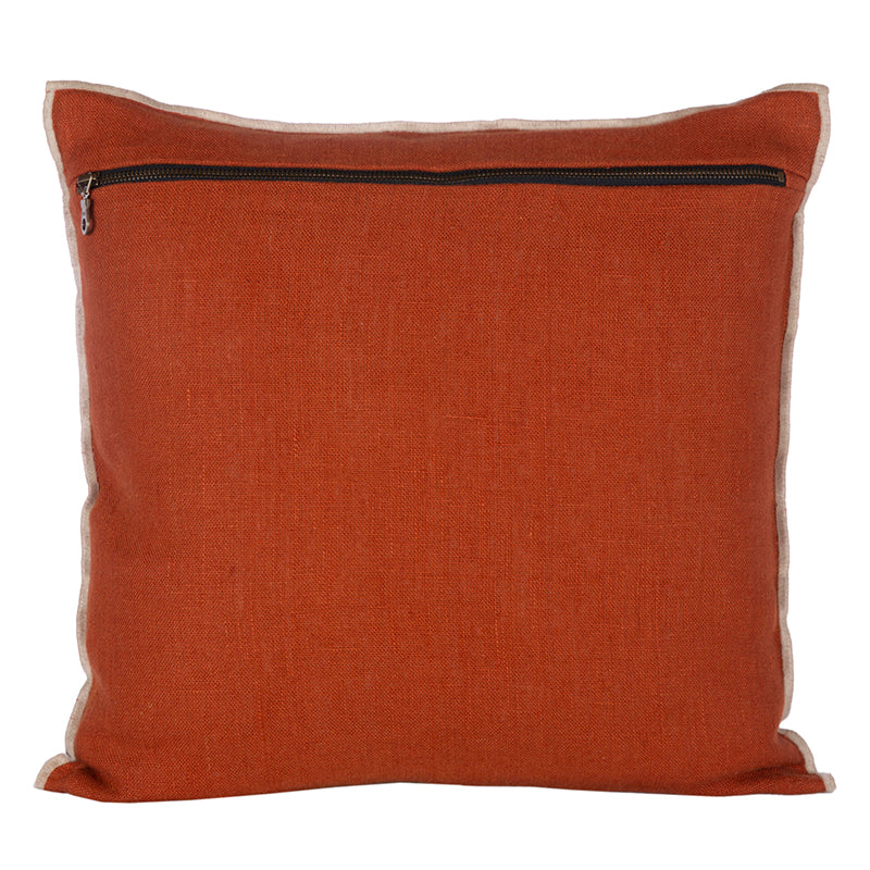 Funda Cojín Lino Chennai Brick 45x45 cm