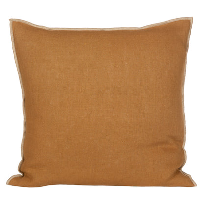 Funda Cojín Lino Chennai Tabac 45x45 cm