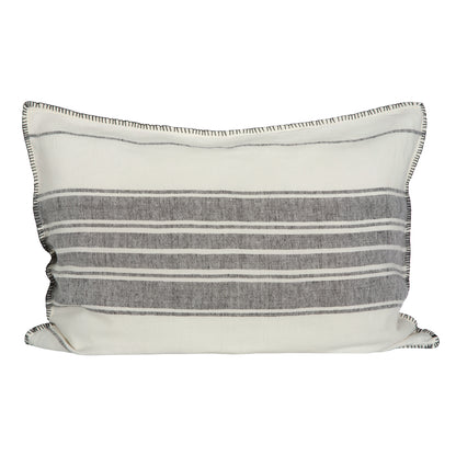 Funda Cojín Córcega Marfil/Natural/Negro 50x70 cm