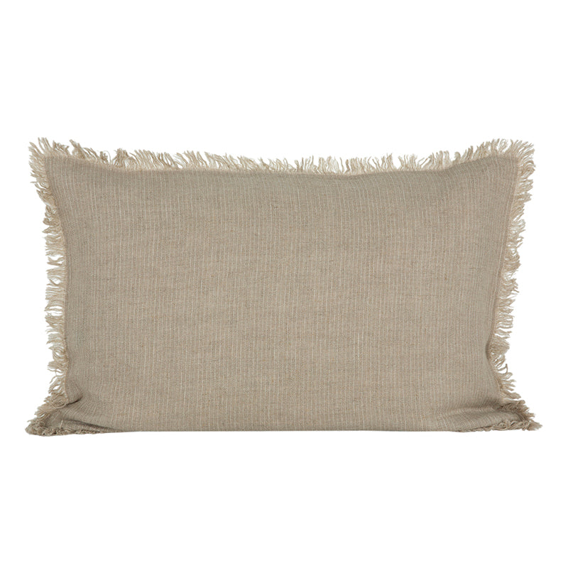 Funda Cojín Lino Dijon Natural/Marfil 40x60 cm