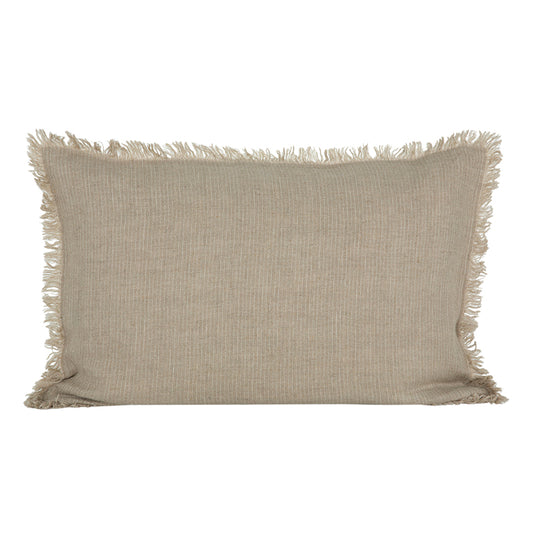 Funda Cojín Lino Dijon Natural/Marfil 40x60 cm