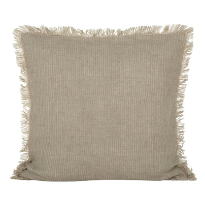 Funda Cojín Lino Dijon Natural/Marfil 45x45 cm