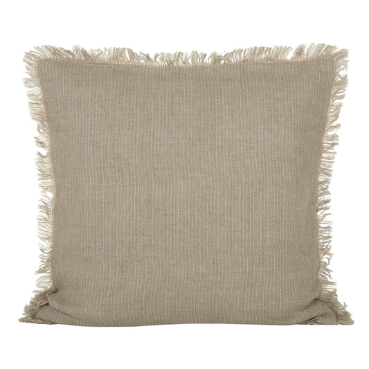 Funda Cojín Lino Dijon Natural/Marfil 45x45 cm