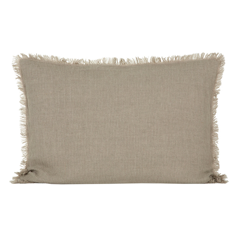 Funda Cojín Lino Dijon Natural/Marfil 50x70 cm