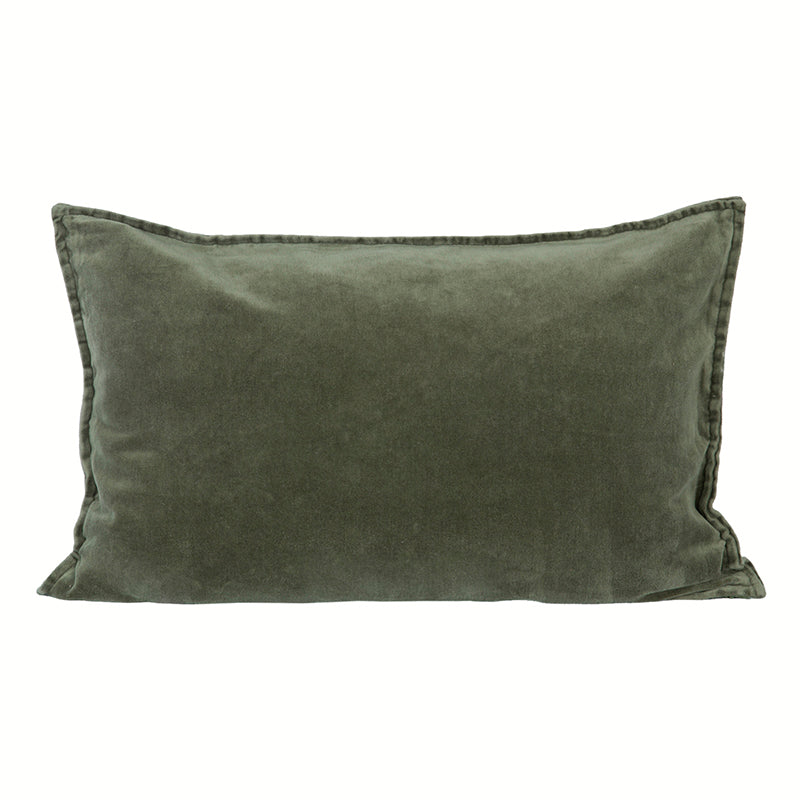 Funda Cojín Velvet Manhattan Kaki 40x60 cm