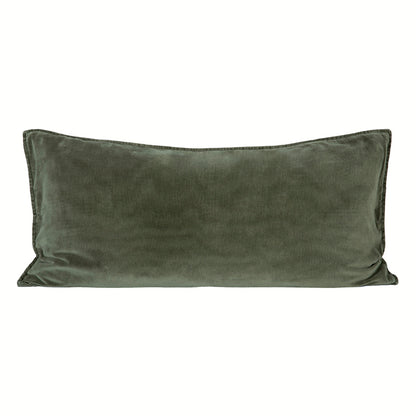 Funda Cojín Velvet Manhattan Kaki 55x110 cm