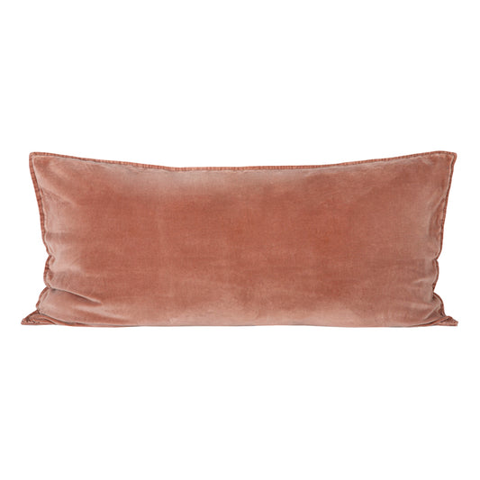 Funda Cojín Velvet Manhattan Mocaccino 55x110 cm