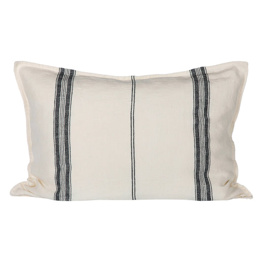 Funda Cojín Metz Marfil/Negro 50x70 cm