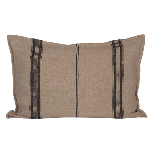 Funda Cojín Metz Natural/Negro 40x60 cm