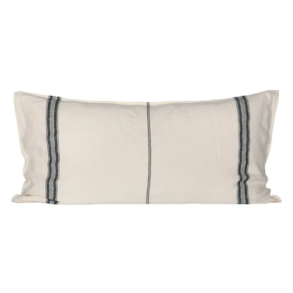 Funda Cojín Metz Marfil/Negro 55x110 cm