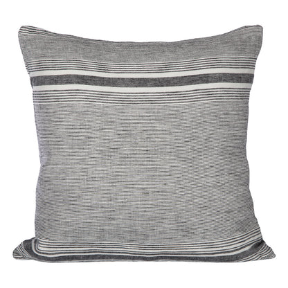 Funda Cojín Nantes Marfil/Negro 45x45 cm