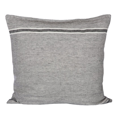 Funda Cojín Nantes Marfil/Negro 65x65 cm