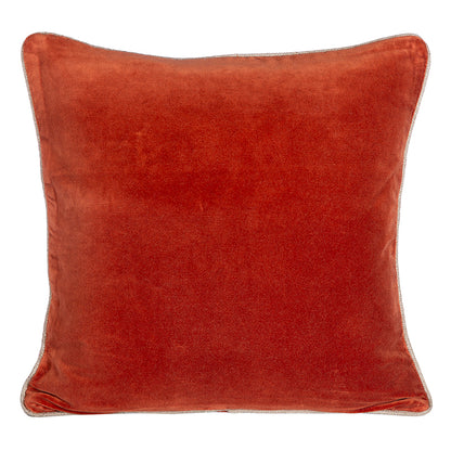 Funda Cojín Velvet New Delhi Brick 45x45 cm