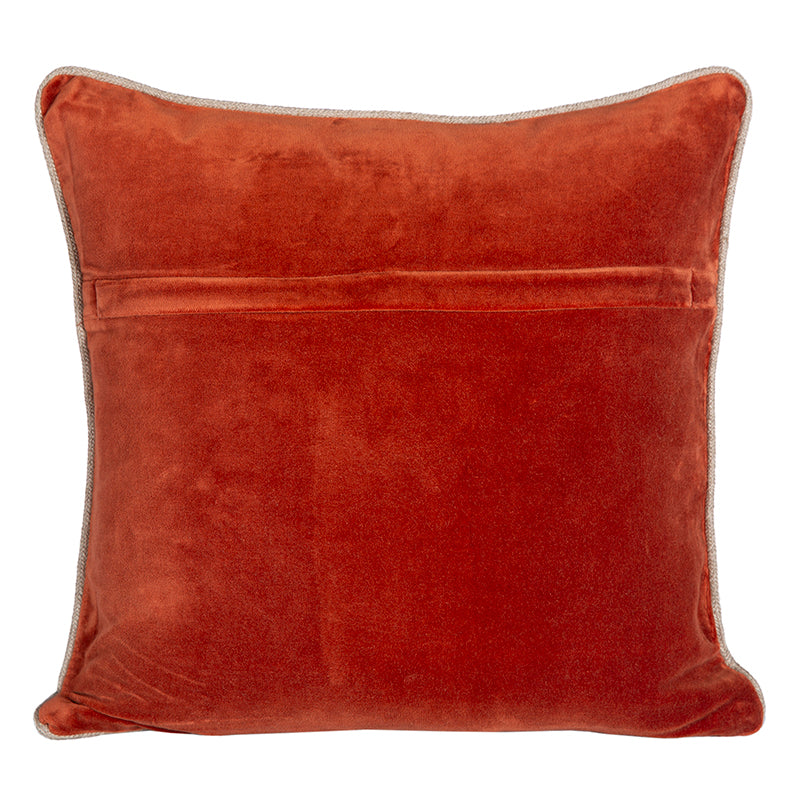 Funda Cojín Velvet New Delhi Brick 45x45 cm