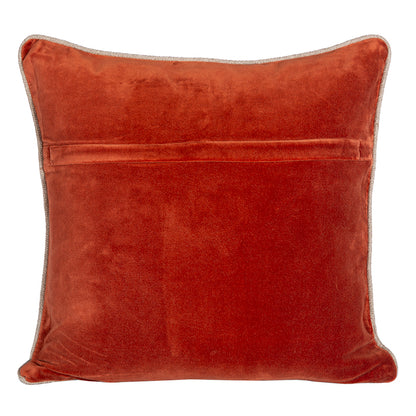 Funda Cojín Velvet New Delhi Brick 45x45 cm