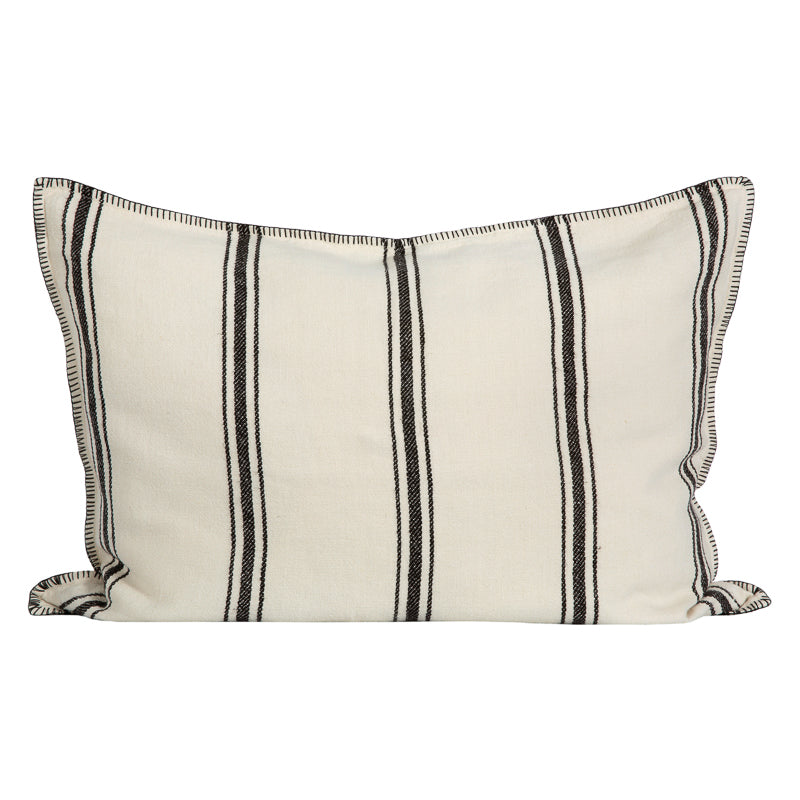 Funda Cojín Niza Marfil/Negro 50x70 cm
