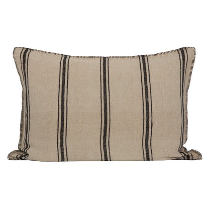 Funda Cojín Niza Natural/Negro 50x70 cm