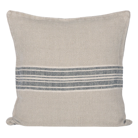 Funda Cojín Orleans Natural/Negro/Marfil 45x45 cm