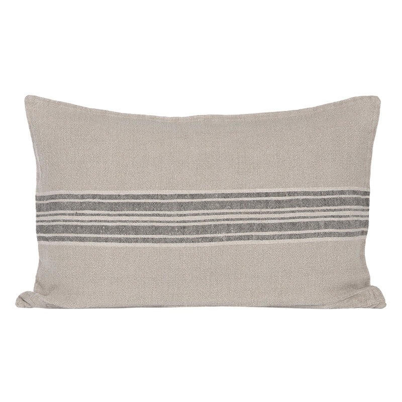 Funda Cojín Orleans Natural/Negro/Marfil 40x60 cm