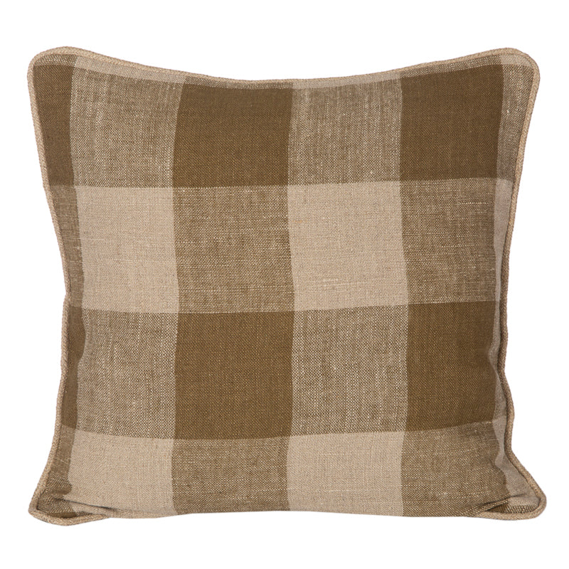 Funda Cojín Lino Palma Gold 45x45 cm