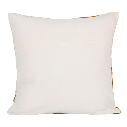 Funda Cojin Algodón Bordado Sidney Gold 45x45 cm