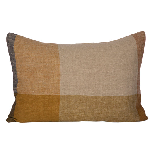 Funda Cojín Lino Saporo Gold 40x60 cm