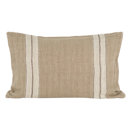 Funda Cojín Lino Sarthe Natural/Marfil 40x60 cm