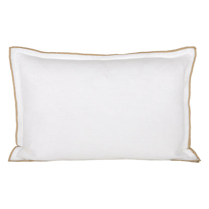 Funda Cojín Lino Seoni Blanc 40x60 cm