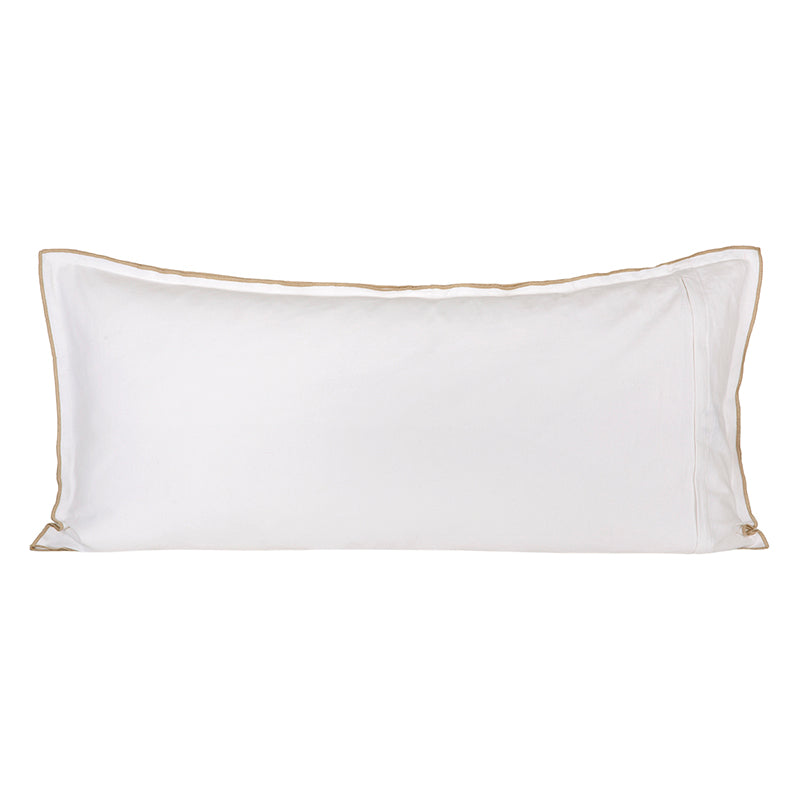 Funda Cojín Lino Seoni Blanc 55x110 cm