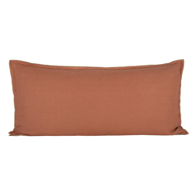 Funda Cojín Lino Seoni Mocaccino 55x110 cm