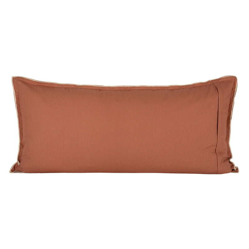 Funda Cojín Lino Seoni Mocaccino 55x110 cm