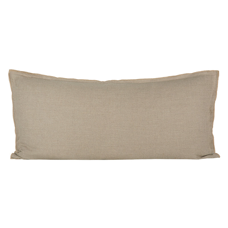 Funda Cojín Lino Seoni Naturel 55x110 cm
