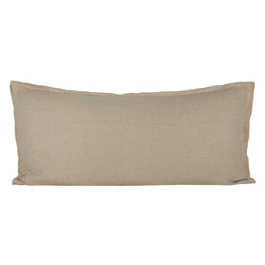 Funda Cojín Lino Seoni Naturel 55x110 cm