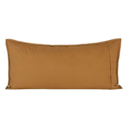 Funda Cojín Lino Seoni Tabac 55x110 cm