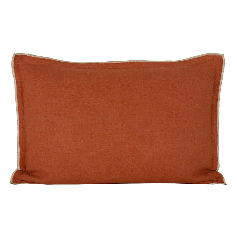 Funda Cojín Lino Seoni Terre Brulee 40x60 cm