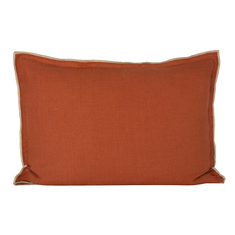 Funda Cojín Lino Seoni Terre Brulee 50x70 cm