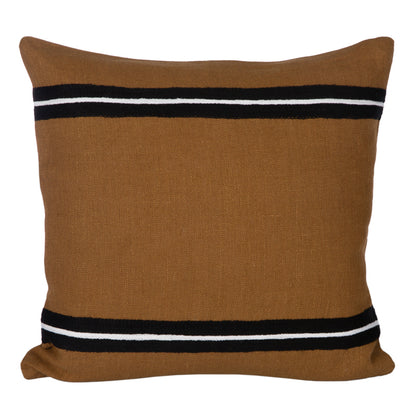 Funda Cojín Lino Bordado Skagen Gold 45x45 cm