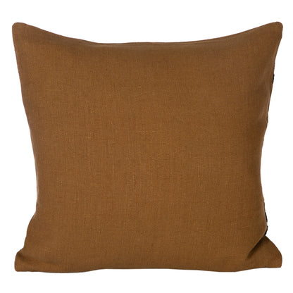Funda Cojín Lino Bordado Skagen Gold 45x45 cm