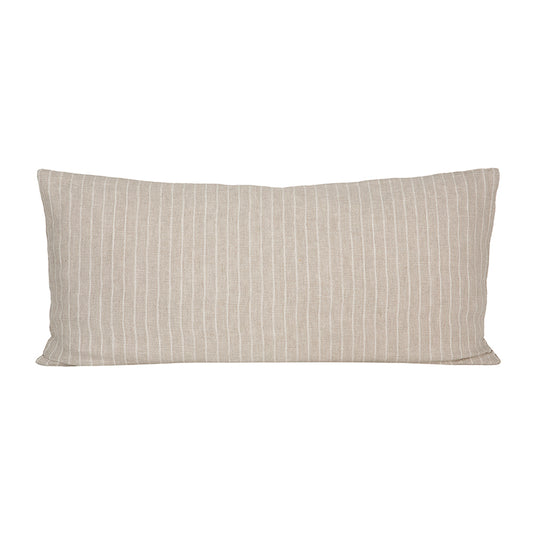 Funda Cojín Lino Angers Marfil Natural 55x110 cm