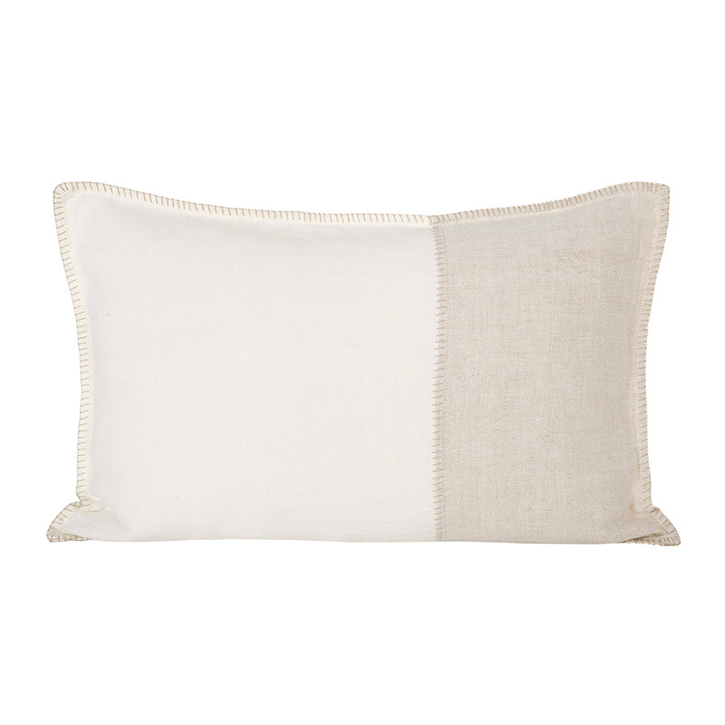 Funda Cojín Lino Aube Marfil/Natural 40x60 cm