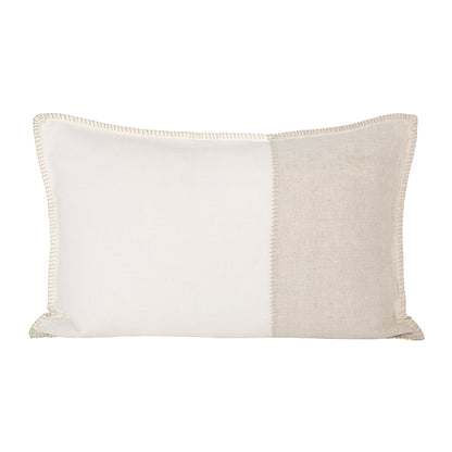 Funda Cojín Lino Aube Marfil/Natural 40x60 cm