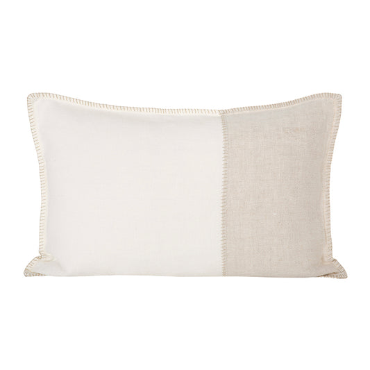 Funda Cojín Lino Aube Marfil/Natural 40x60 cm