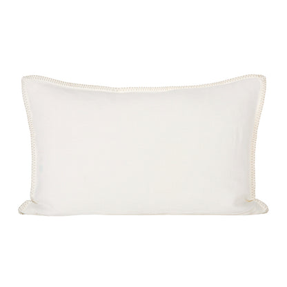 Funda Cojín Lino Aube Marfil/Natural 40x60 cm