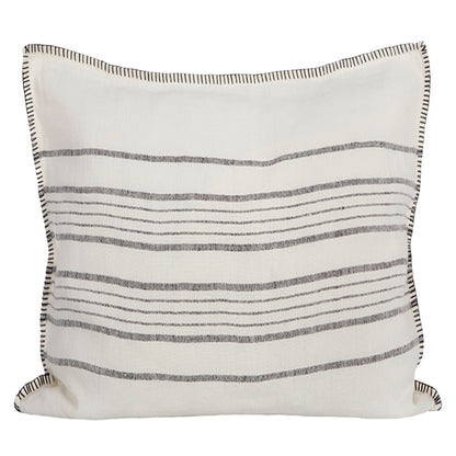 Funda Cojín Grenoble Marfil/Negro 45x45 cm