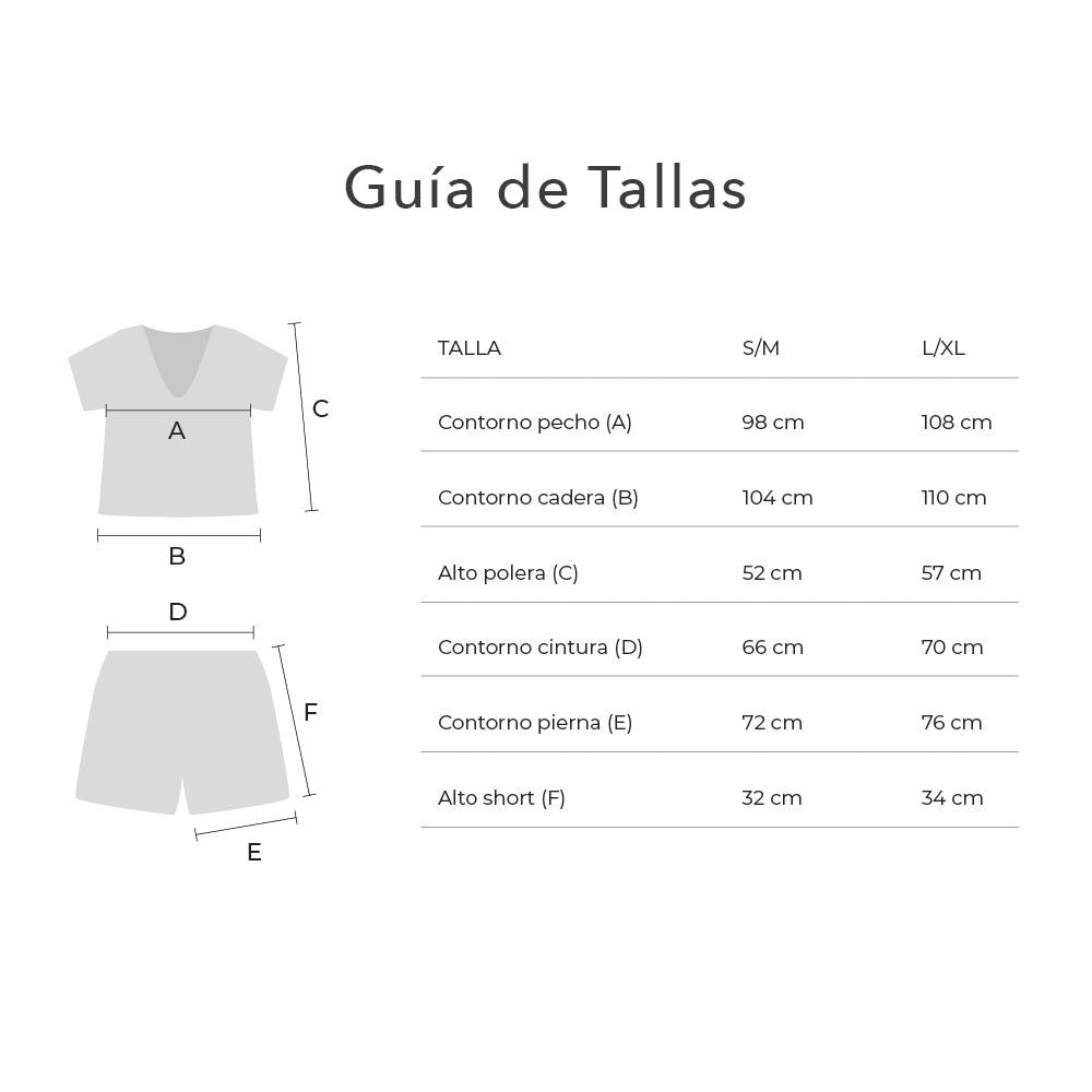 Conjunto Symi Celadon Short / Polera
